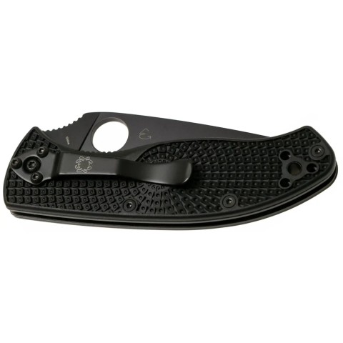 Нож Spyderco Tenacious Black Blade Half Serrated Lightweight
