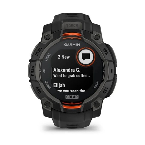 Смарт-часы Garmin Instinct 3 (45 мм) Solar черные