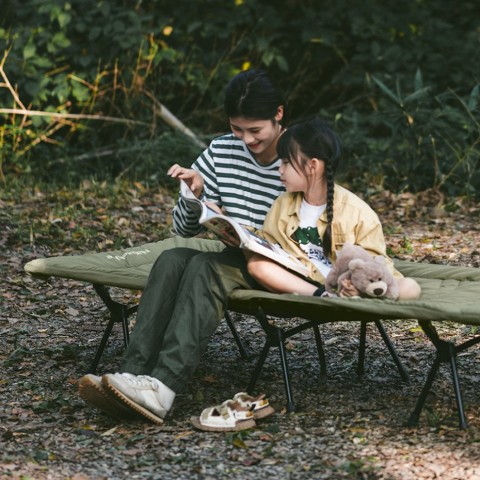 Матрац кемпінговий для розкладного ліжка Naturehike CNK2300DZ022, 190х67 см, темно-зелений