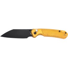 Нож CJRB Pyrite-Light Black Blade, AR-RPM9, FRN ц:yellow