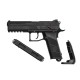Пістолет пневматичний ASG CZ P-09 Pellet Blowback, 4,5 мм