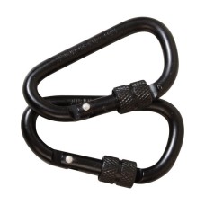 Карабін 1шт KOMBAT UK Carabiner Locking 6 мм