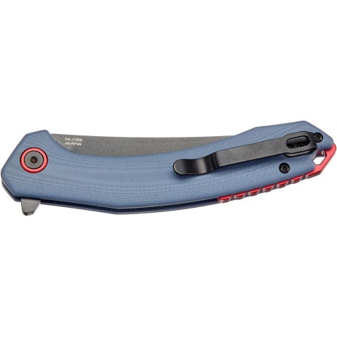 Нож CJRB Gobi Black Blade, AR-RPM9 Steel, ц:blue