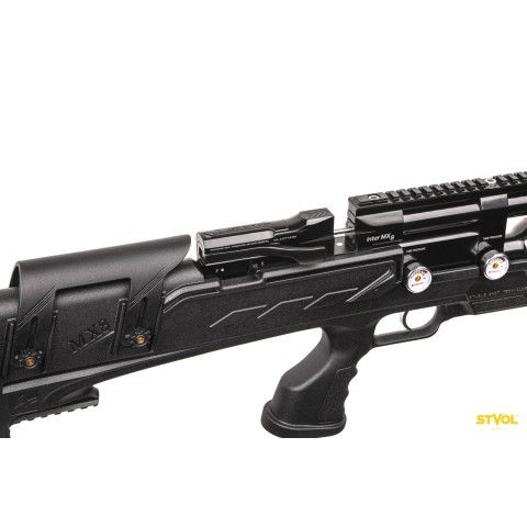 Пневматічна гвинтівка PCP Aselkon MX8 Evoc Black кал. 4.5