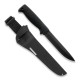 Нож Peltonen M95, покрытие cerakote black, черный, черный композитный чехол