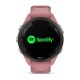 Смарт-годинник Garmin Forerunner 265s з чорним безелем, рожевим корпусом та рожевим/сірим силіконовим ремінцем