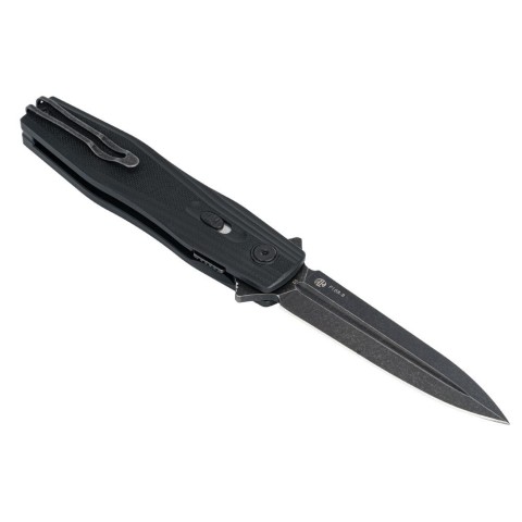 Ніж складаний туристичний Ruike P188-B, (9.1 см) D2 / G10 чорний