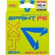 Шнур Select Sprint PE 4X Pink 150m #0.4/0.08mm 9lb/4.2kg