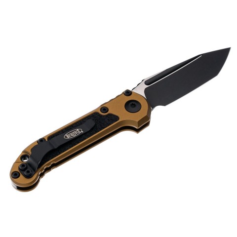 Ніж Microtech L.U.D.T S/E Gen III.,  чорний клинок, танто, руків'я tan