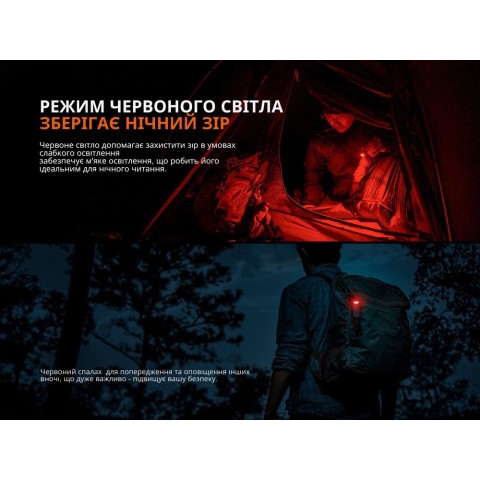 Ліхтар ручний Fenix SW05R-RED LED чорний
