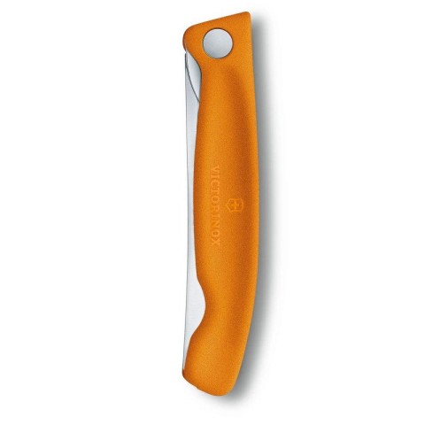 Кухонний ніж Victorinox SwissClassic Foldable Paring лезо 11см хвил. з помар. ручкою (блістер)