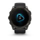 Смарт-годинник Garmin fenix 8 AMOLED (51 мм) Sapphire карбоново-сірий DLC чорний/гравійно-сірий