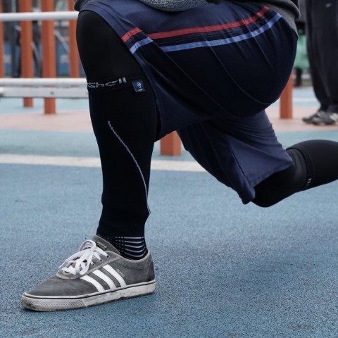 Шкарпетки водонепроникні Dexshell Compression Mudder, р-р XL, сірі