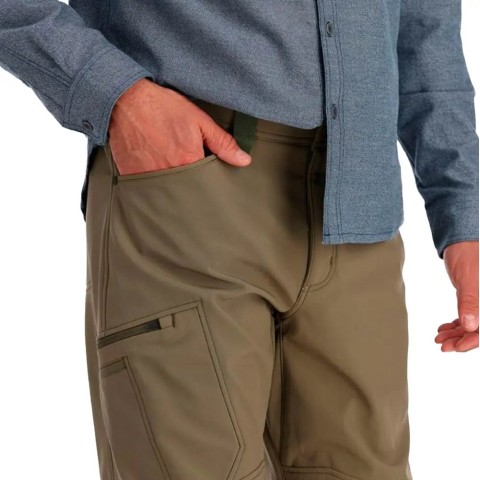 Брюки Simms Rogue Softshell Pant 30R Dark Stone