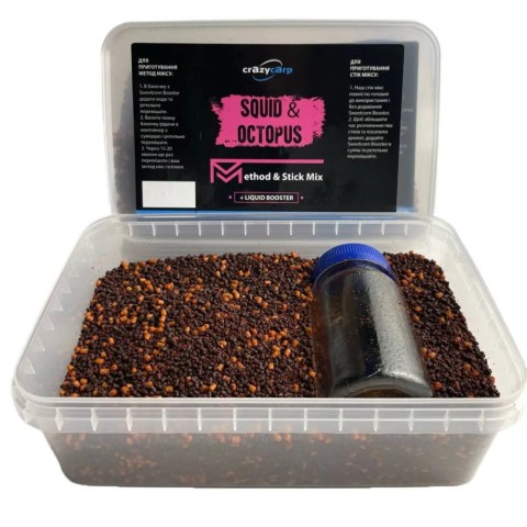 Метод Микс Crazy Carp Method & Stick Mix Squid & Octopus 400г