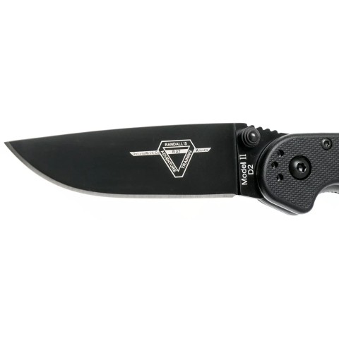 Нож Ontario Knife RAT II Linerlock D2 ц:black