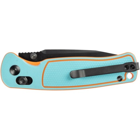 Ніж CJRB Shale Black Blade, AR-RPM9, G10 blue/orange