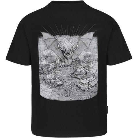 Футболка Frontier & K-2 XL/2XL оверсайз Чорний