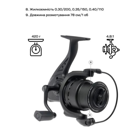 Котушка Brain Champ Feeder 6000 3+1BB 4.8:1