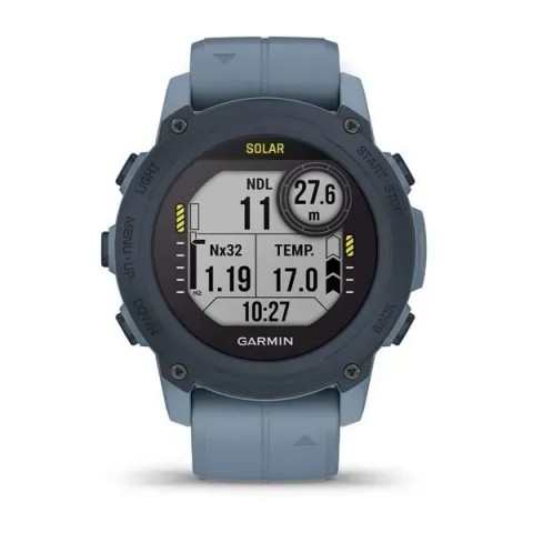 Смарт-часы Garmin Descent G1 Solar синий ураган
