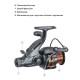 Котушка Brain Apex Double Baitrunner 5000 6+1BB 5.1:1