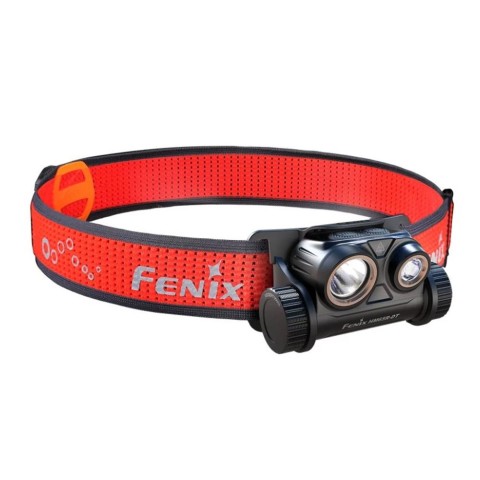 Ліхтар налобний чорний Fenix HM65R-DT