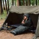 Спальний мішок з капюшоном Naturehike M320 CNK2350WS023, зелений камуфляж, правий