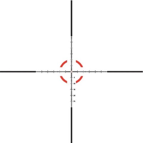 Приціл оптичний Trijicon VCOG 1-8x28; Red MRAD Crosshair
