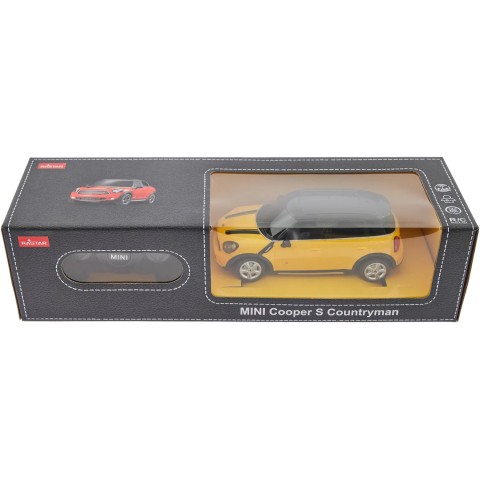 Машинка Rastar Mini Cooper S Countryman 1:24 Желтый