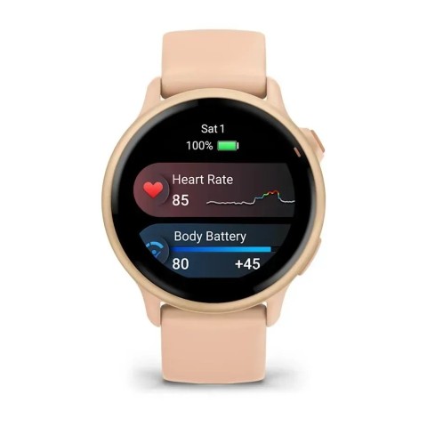 Смарт-годинник Garmin vivoactive 6 металік/рожевий світанок
