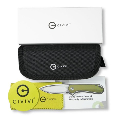 Ніж фіксований тактичний Civivi D-Art, D2 (12.5 см) чорний