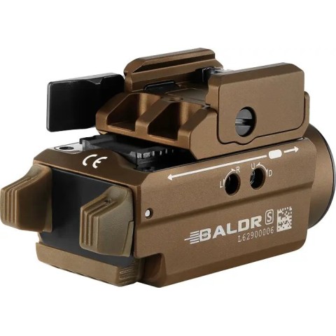 Фонарь с ЛЦУ Olight Baldr S Green Laser Desert Tan