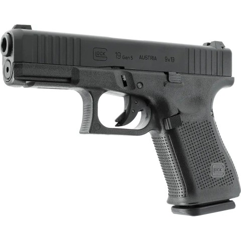 Пистолет страйкбольный Umarex Glock 19 Gen 5 Blowback Gas кал. 6 мм. Black