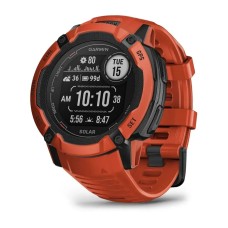 Смарт-часы Garmin Instinct 2X Solar пламенно-красные