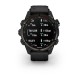 Смарт-часы Garmin Descent Mk3i (43 мм) карбоново-серые DLC титановые с черным силиконовым ремешком
