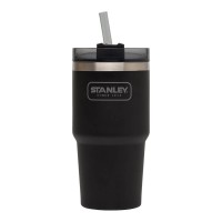 Термочашка з соломинкою Stanley Adventure Quencher 0.6 л Чорна