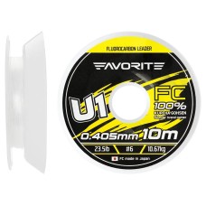 Флюорокарбон Favorite U1 FC 10m #6.0/0.405mm 23.5lb/10.67kg