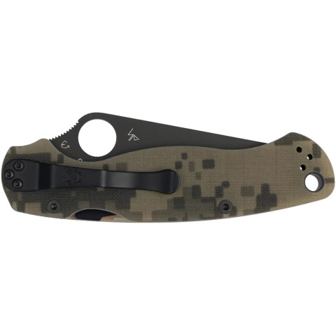 Нож Spyderco Para-Military 2 Black Blade, CPM S45VN, G-10 ц:camo