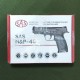 Пневматический пистолет SAS MP-40 пластик бу