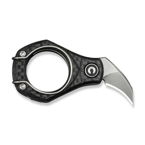 Ніж складаний кишеньковий Civivi Pyrus, (1.6 см) 14C28N / Carbon Fiber темно-сірий