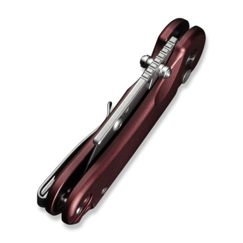 Ніж трапеція складаний кишеньковий Civivi Elementum Utility, (5.8 см) 6Cr13 / Aluminum червоний