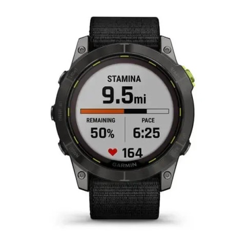 Смарт-годинник Garmin Enduro 2 з чорним нейлоновим ремінцем