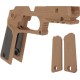 Накладки на рукоять Recover Tactical CC3P Tan для 1911 Black/Tan