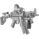 Рукоятка передня FAB Defense desert tan (coyote tan) (tal4t)