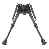 Сошки Vector Optics 155-230 мм на антабку. Карбонове волокно, підпружинені з ричагом