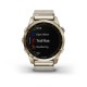 Смарт-годинник Garmin fenix 7S Sapphire Solar кремово-золотистий титановий з нейлоновим ремінцем кремового кольору