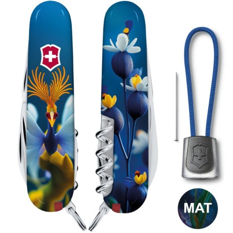 Складаний ніж Victorinox CAMPER DESIGN Фантастична пташка