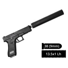 Пістолетний глушник AFTactical S34 , .38 (9мм), 13.5x1 Lh