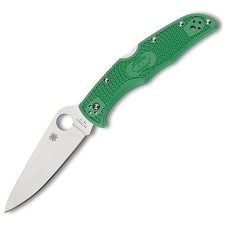 Ніж складний Spyderco Endura 4 Flat Ground зелений (C10FPGR)