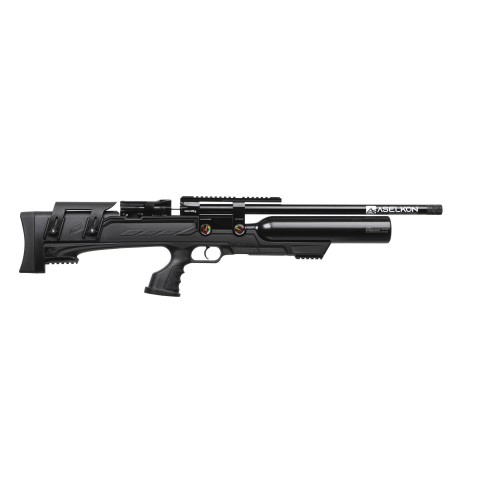 Пневматична Редукторна PCP гвинтівка  Aselkon MX8 Evoc Black  кал. 4.5
